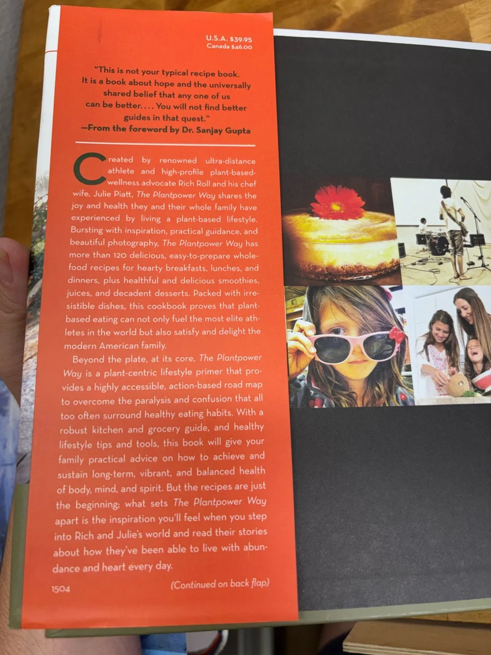 The Plantpower Way Cookbook Hardcover Rich Roll Julie Piatt Vegan Recipes